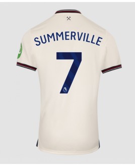 Günstige West Ham United Crysencio Summerville #7 Auswärtstrikot 2025-26 Kurzarm